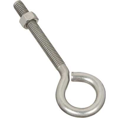 National 3/8 In. x 5 In. Stainless Steel Eye Bolt